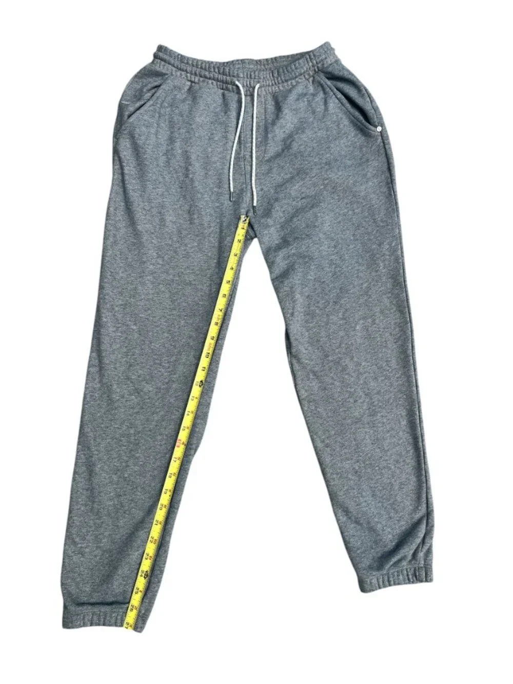 Vuori Men's Heather Grey Fleece Jogger Sweatpants M 🏃‍♂️